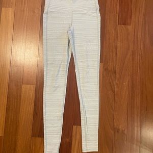 Athleta grey/white leggings